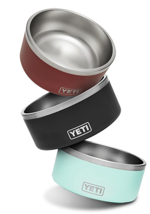 dog bowls stacked